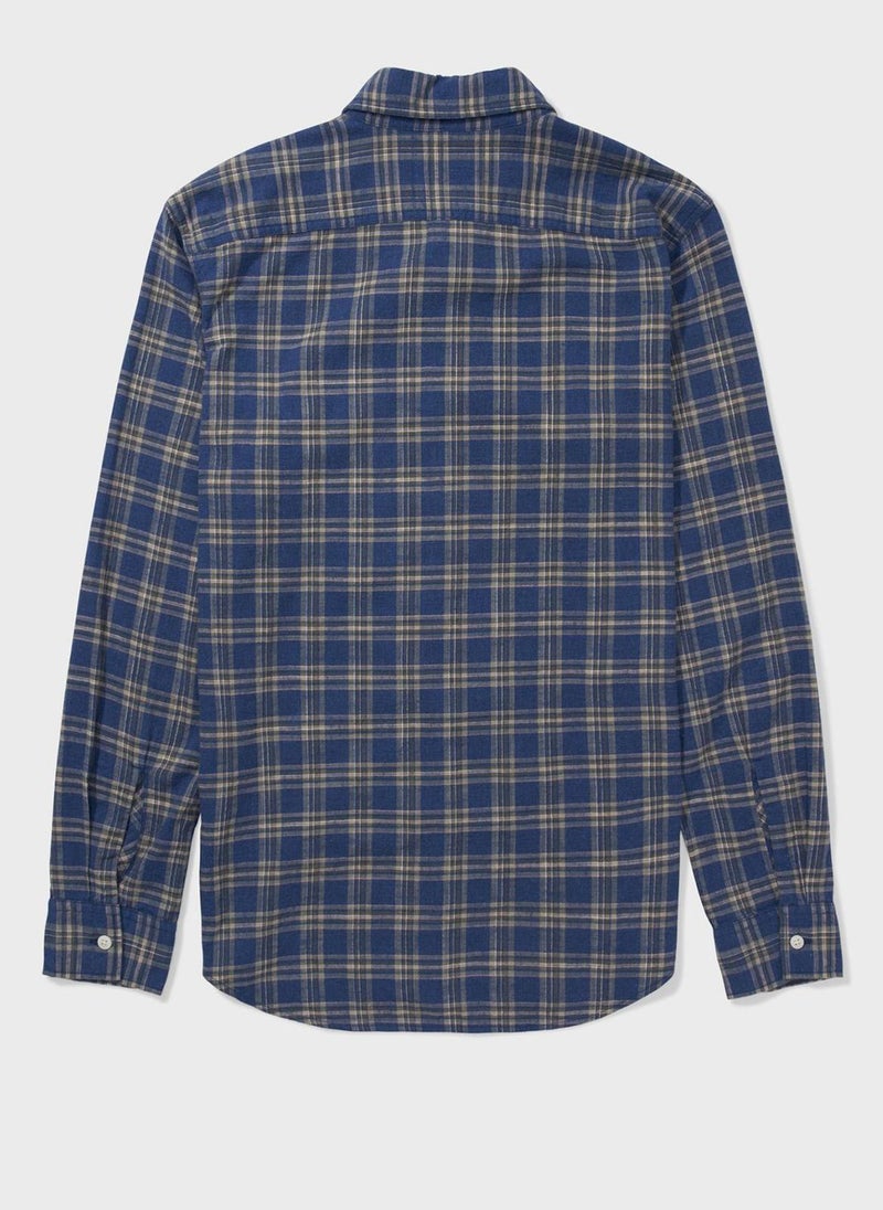 American Eagle Checked Slim Fit Shirt  - Image 4