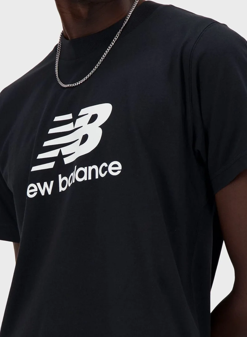 New Balance  Essential Logo T-Shirt for Men | Best Price UAE
