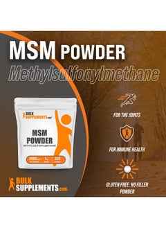 BULKSUPPLEMENTS.COM Msm Powder Methylsulfonylmethane Msm Supplement Msm Crystals Powder 3000Mg Of Msm Pure Powder Per Serving Unflavored  Gluten Free 1 Kilogram 22 Lbs  - Image 3