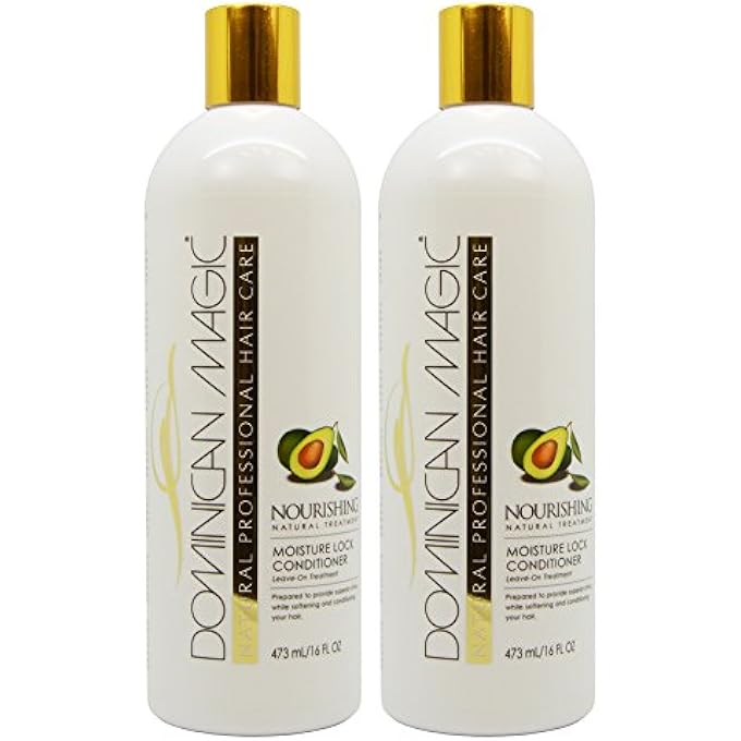 Dominican Magic NOURISHING MOISTURE LOCK LEAVE ON CONDITIONER 16OZ"PACK OF 2" - Image 1