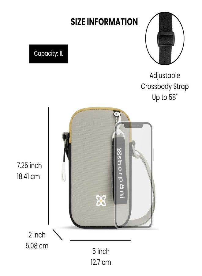 Sherpani Rogue, Mini Crossbody Bag, Lightweight Shoulder Bag, Cross Body Purse, Crossbody Bags for Women, Passport Holder, Travel Gift, RFID Protection (Wasabi Stone) - Image 4