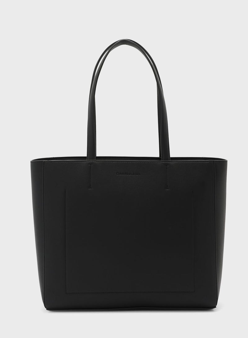 CALVIN KLEIN Monogram Detailed Tote - Image 2