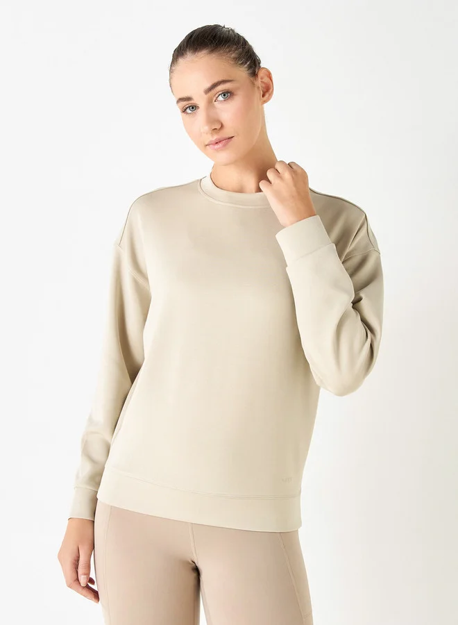 ADOT by Splash Crew Neck Sweatshirt with Long Sleeves