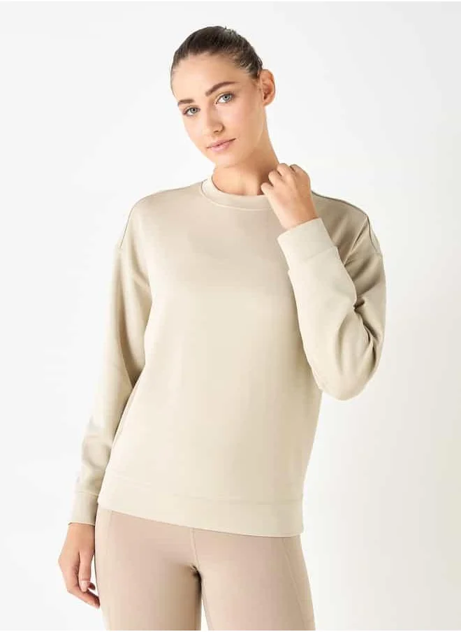 ADOT by Splash Crew Neck Sweatshirt with Long Sleeves