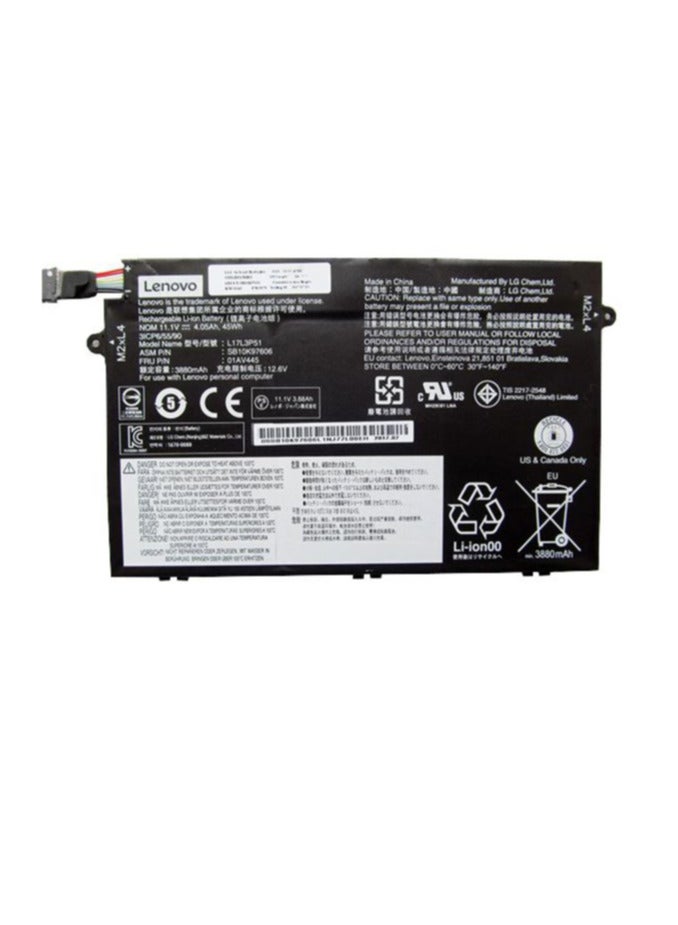 01AV445 L17L3P51 Battery Compatible with Lenovo ThinkPad E480 E490 E485 E495 E580 E585 E590 E595 E14 E15 Series SB10K97606 SB10K97608 01AV447 01AV448 L17C3P51 L17M3P52 SB10K97609 11.1V 45Wh  - Image 2