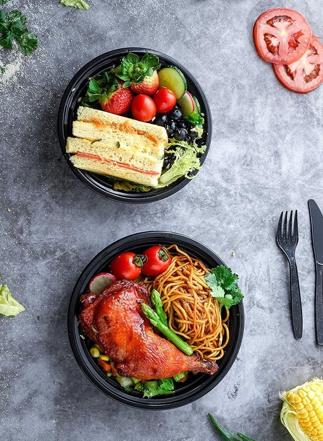 Healthy lunch box, plastic dish plates, plastic box, microwave safe, lunch box, multi-use, cold lid, 900ml - Image 2