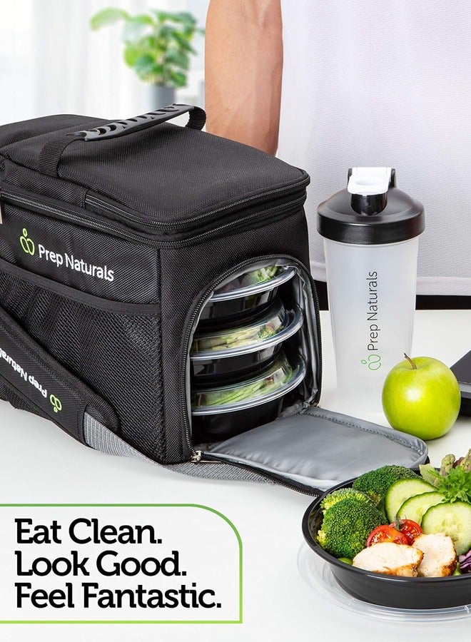 Healthy lunch box, plastic dish plates, plastic box, microwave safe, lunch box, multi-use, cold lid, 900ml - Image 3