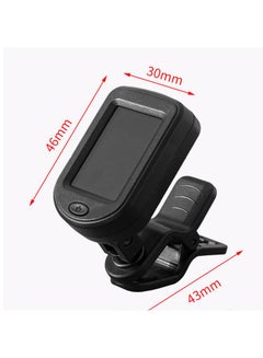Thoraya Electronic Tuner High Accuracy Clip On Portable Tuner for Acoustic Guitar Ukulele Bass Violin 12 Equal Temperament  - Image 5