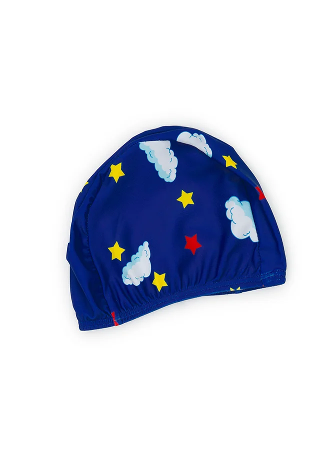 babyqlo Surfing Shark Swimwear Set with Cap for Boys