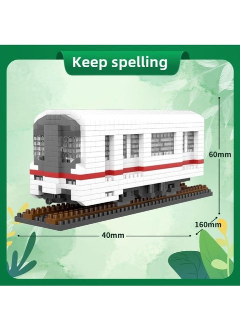 Has Been Scblock Building Blocks Subway Subway Toy Vehicle Puzzle Assembly-Color:SCB4053 Previous