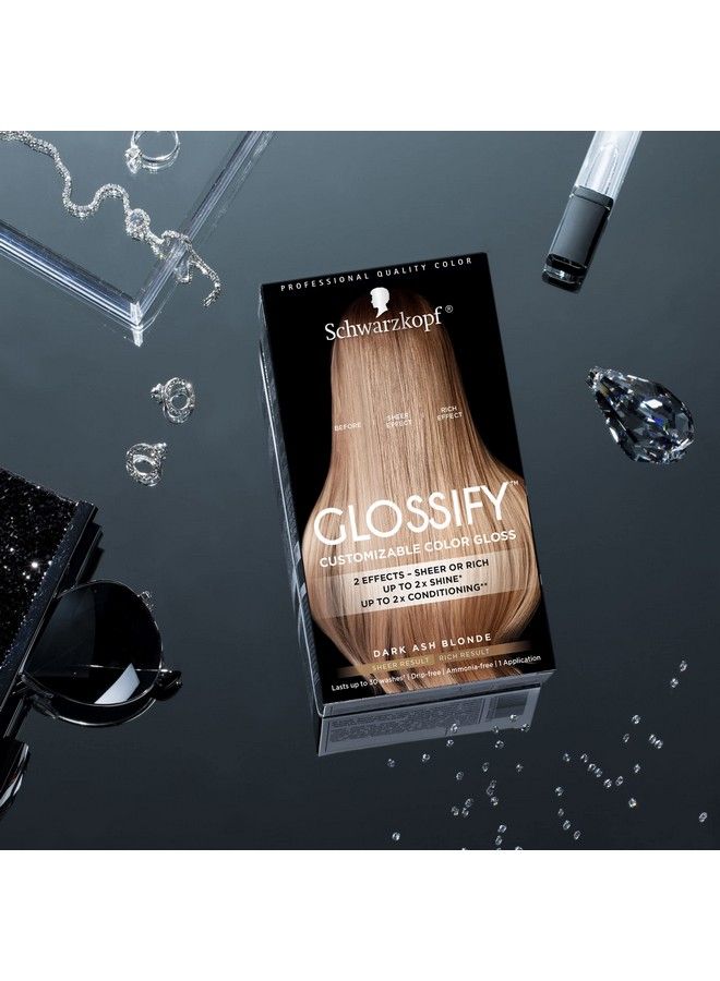 Schwarzkopf Glossify Customizable Color Gloss Dark Ash Blonde - Image 4