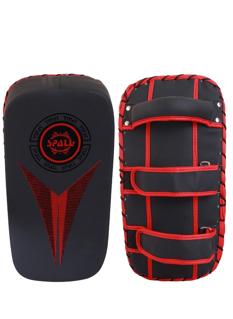 Spall Kicking Strike Shield - Curved Pad Boxing Punching Training Mitts Arm Focus Target for Martial Arts Taekwondo Karate Muay Thai UFC MMA Sanda Drill PU Leather  - Image 1