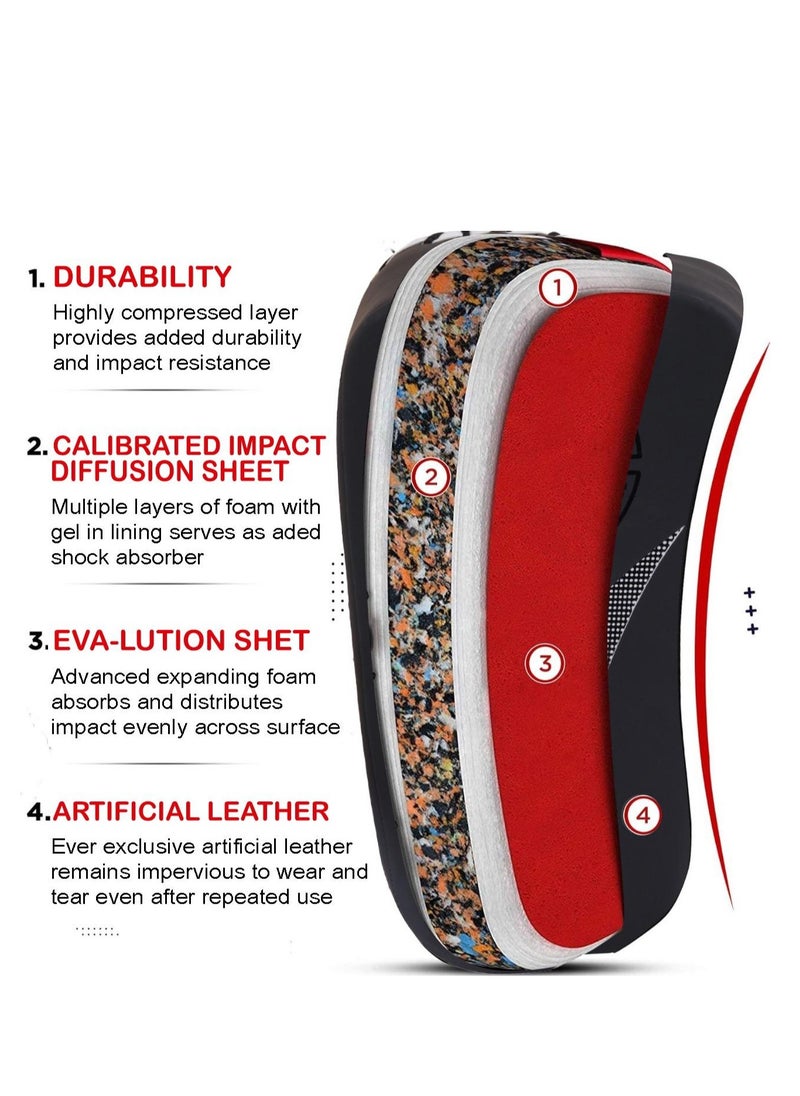 Spall Kicking Strike Shield - Curved Pad Boxing Punching Training Mitts Arm Focus Target for Martial Arts Taekwondo Karate Muay Thai UFC MMA Sanda Drill PU Leather  - Image 5