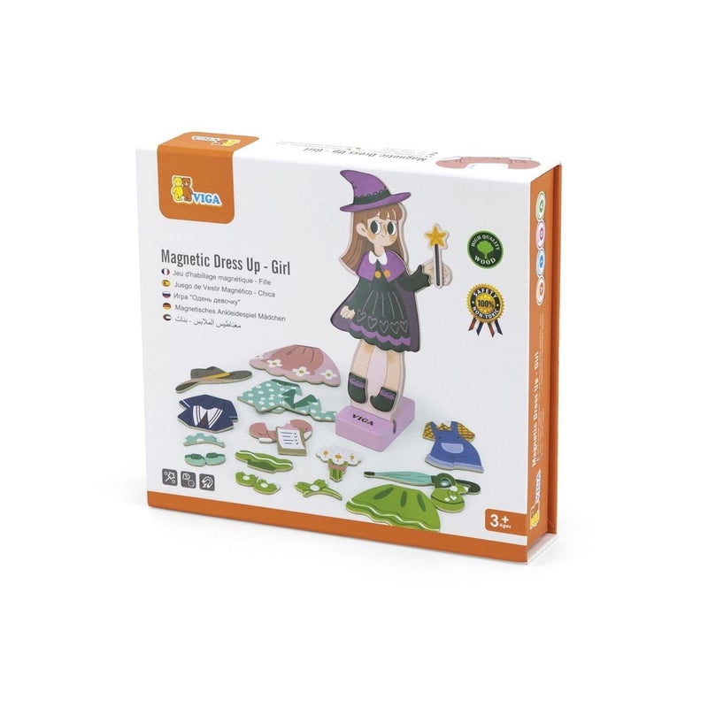 Viga Magnetic Dress Up - Girl - Image 1