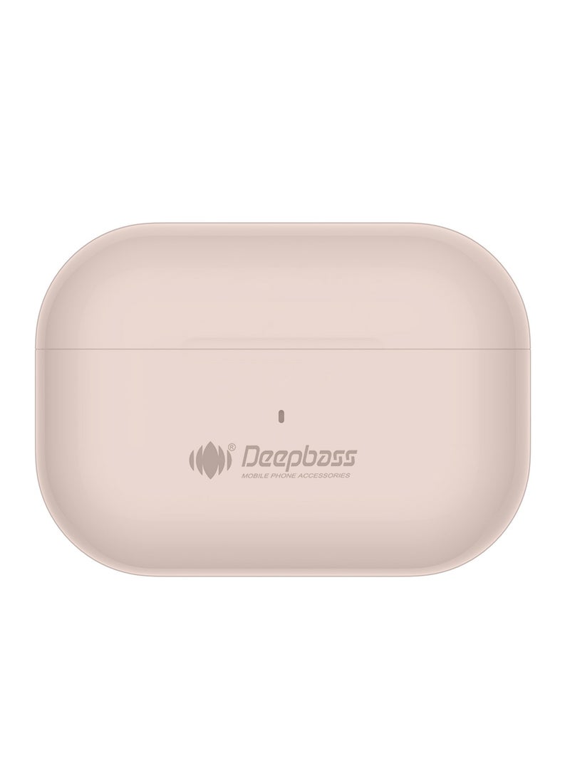TWS-X1: StrongSignal™ Wireless Earbuds | ParticleSolve™ ANC | Android Developer Optimized | USB-C Fast Charge - Peach