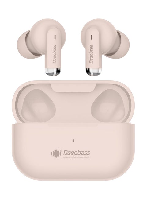 TWS-X1: StrongSignal™ Wireless Earbuds | ParticleSolve™ ANC | Android Developer Optimized | USB-C Fast Charge - Peach
