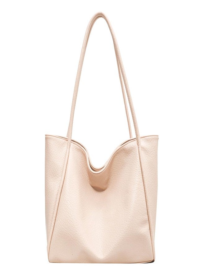 LassZone Soft PU Leather Tote Bag for Women Large Work Tote Handbag Top Handle Satchel Purse Weekender Bag Shoulder Bags - Image 1