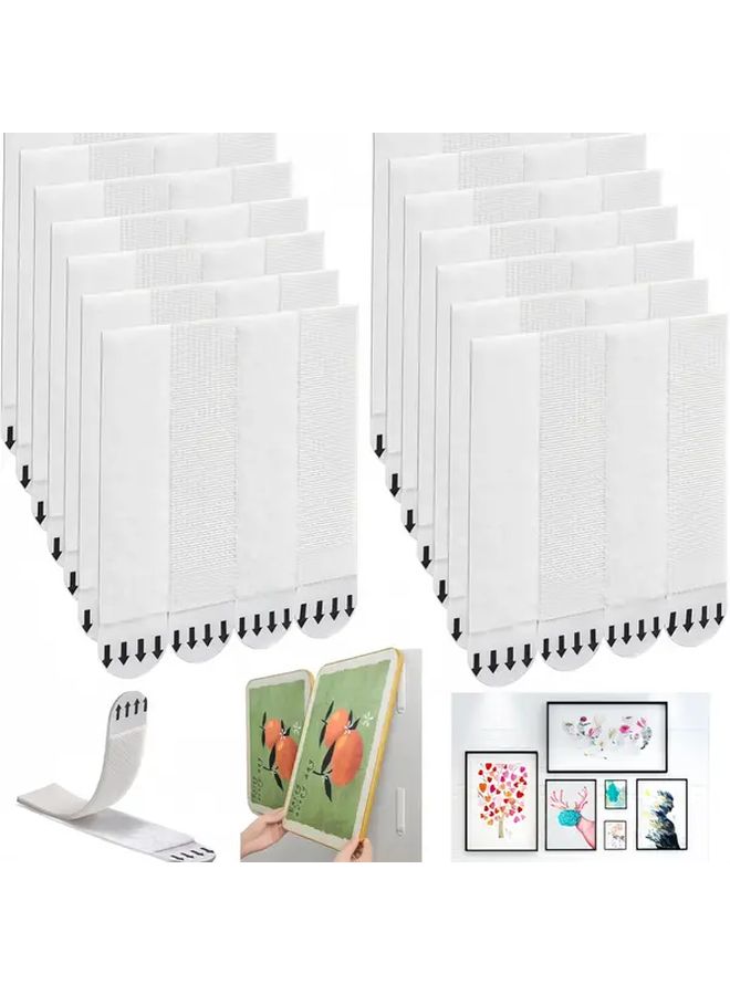 48 Pcs Heavy Duty Picture Hanging Strips No Nails No Damage Easy Removal 48 Pcs 24 Pairs For Frame Installation Bars - Image 5
