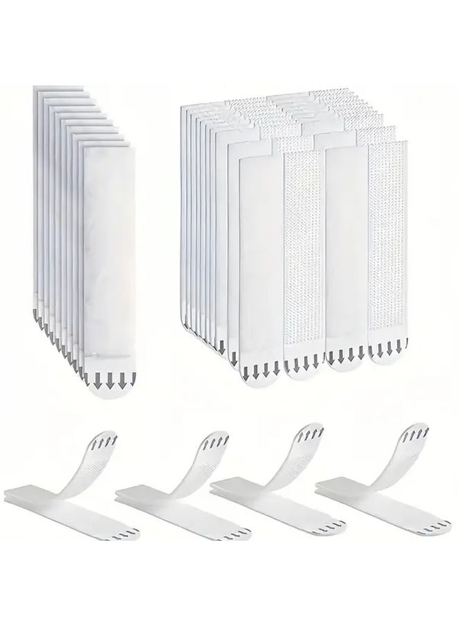48 Pcs Heavy Duty Picture Hanging Strips No Nails No Damage Easy Removal 48 Pcs 24 Pairs For Frame Installation Bars - Image 2