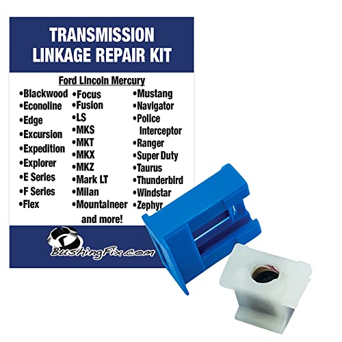 BushingFix.com BushingFix F2Kit Automatic Transmission Shifter Cable Replacement Bushing, Transmission Shift Cable Kit Fits Ford, Lincoln Models, Transmission Cable Bushing, Easy Repair - Image 1
