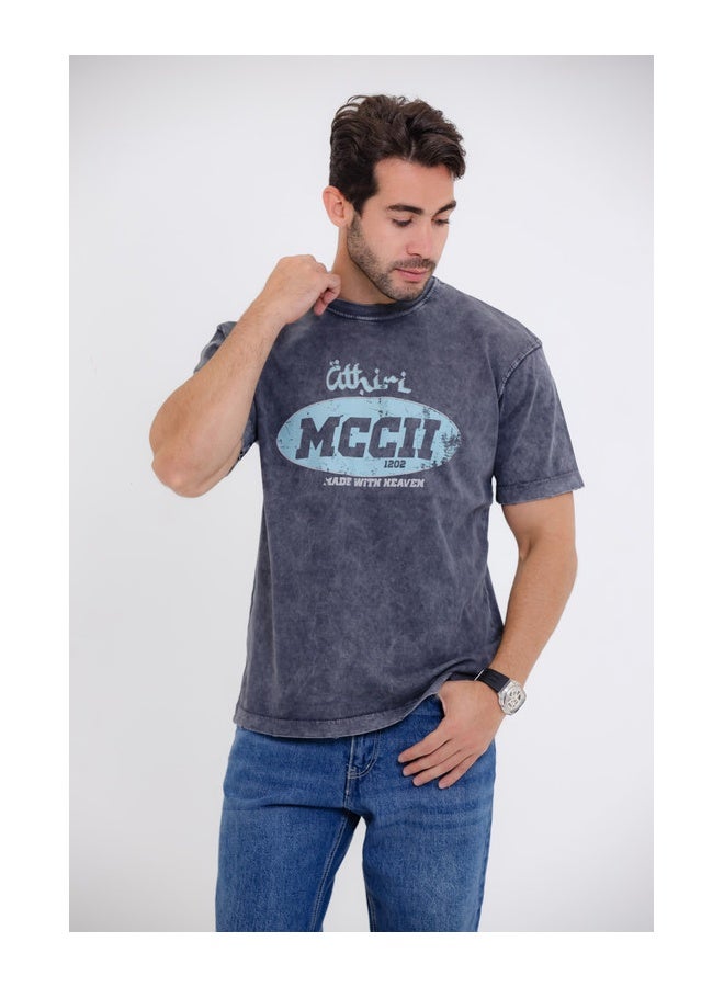 WHITE RABBIT Chest Printed Cotton T-Shirt  - Image 1