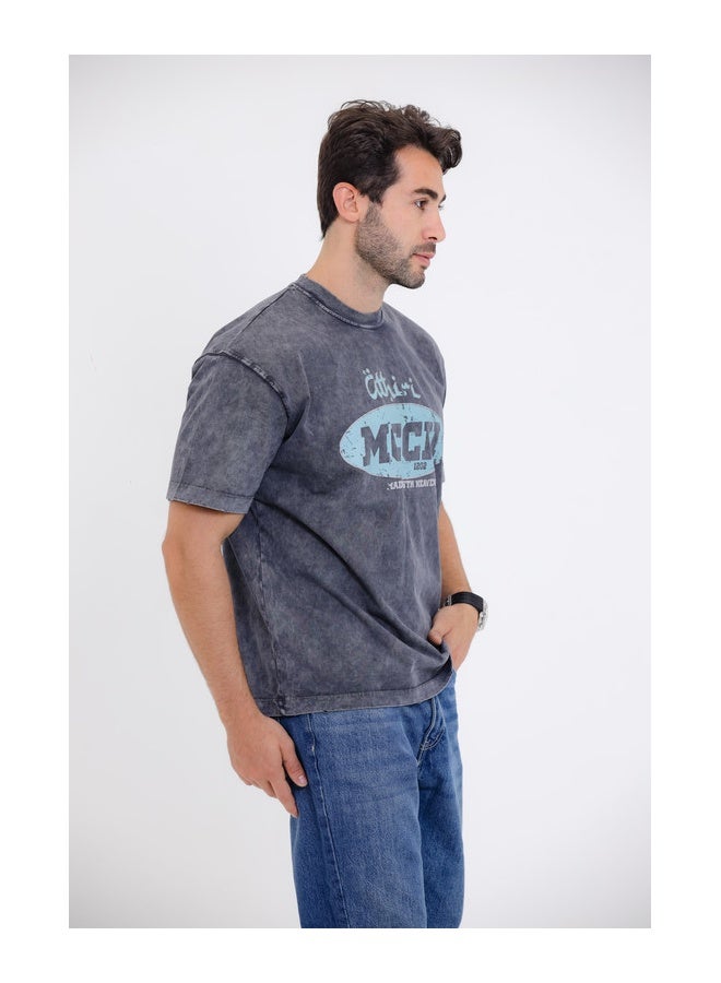 WHITE RABBIT Chest Printed Cotton T-Shirt  - Image 3