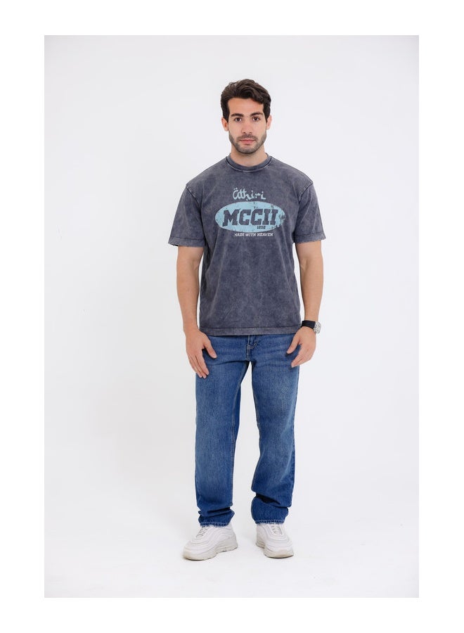 WHITE RABBIT Chest Printed Cotton T-Shirt  - Image 5