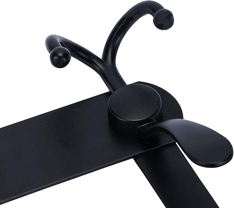 Encozy Over The Door Hooks,Coat Rack for Hanging Clothes Hat Towel (Heavy Duty Black 1pcs) … - Image 2