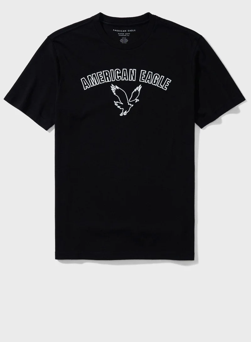 امريكان ايجل Graphic Crew Neck T-Shirt