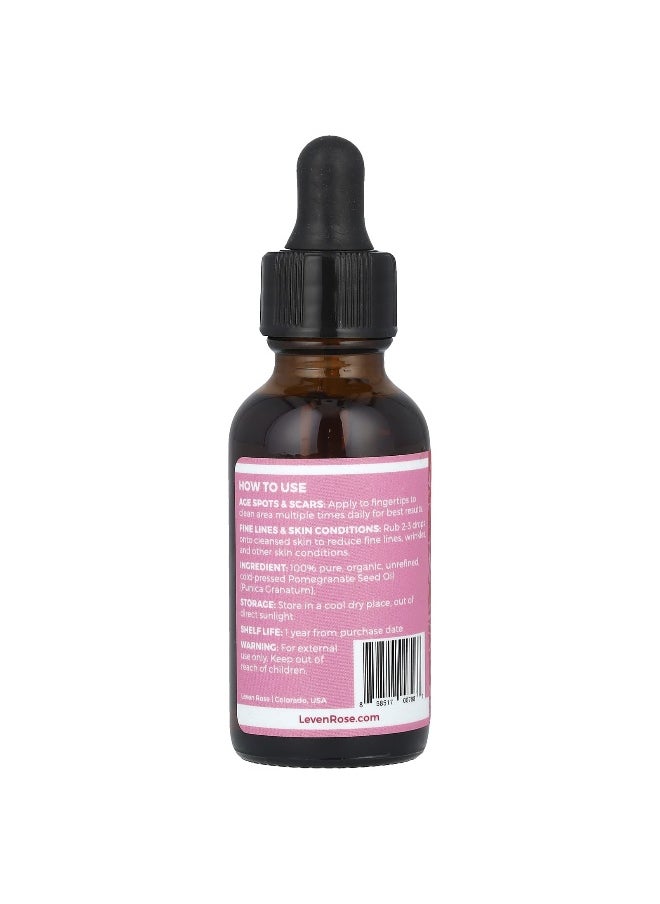 Leven Rose Leven Rose, 100% Pure & Organic, Pomegranate Seed Oil, 1 fl oz (30 ml)  - Image 2