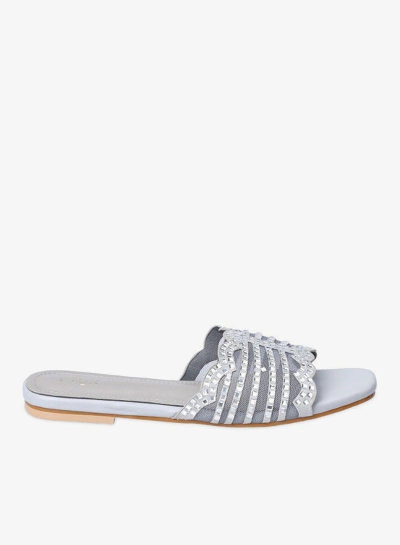 FYOR Mesh Diamante Slide Sandal MY 258 - Image 1