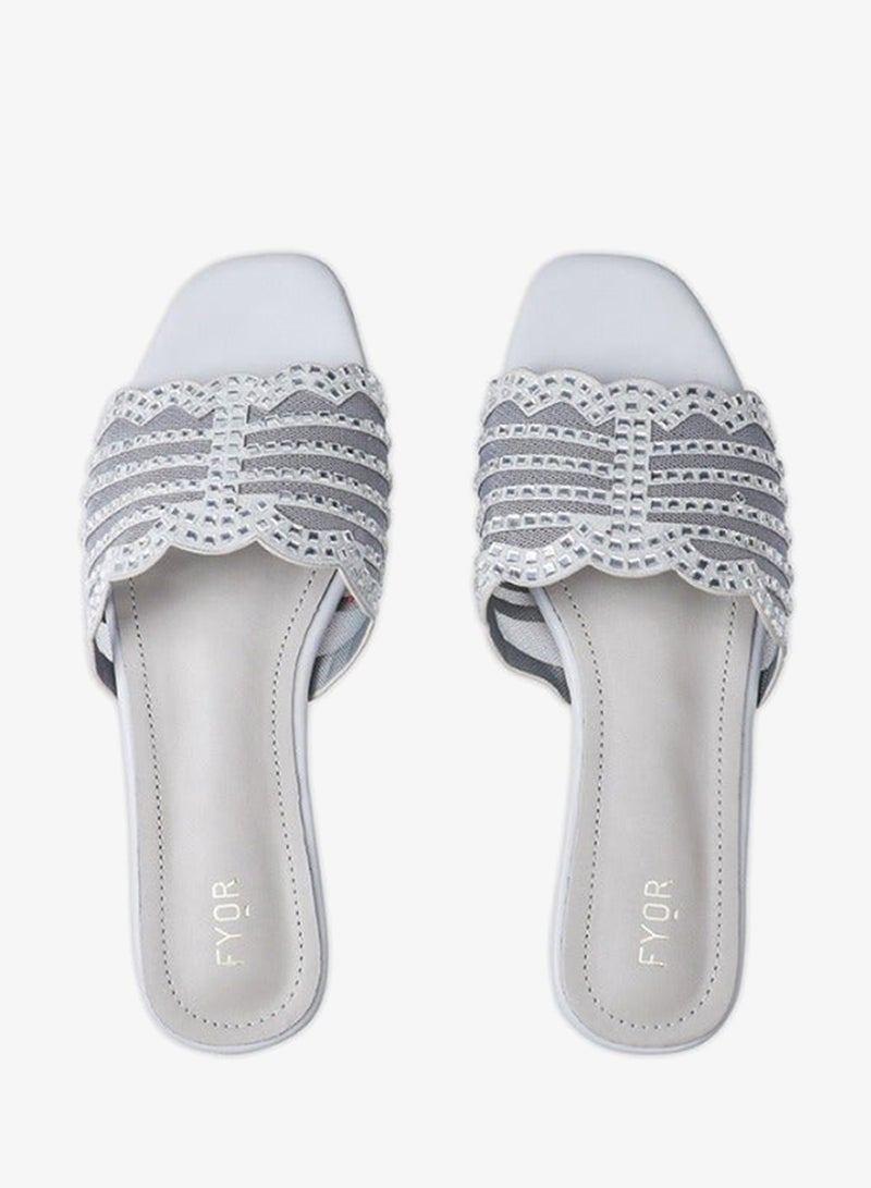 FYOR Mesh Diamante Slide Sandal MY 258 - Image 4