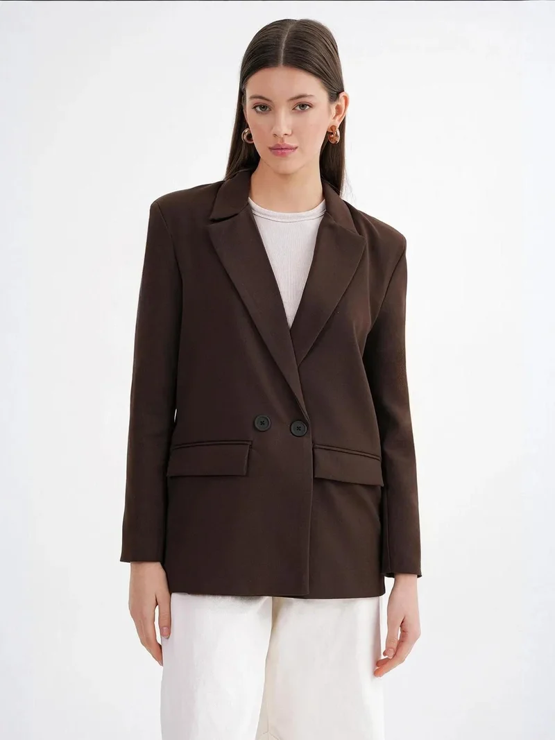 MixRay Mixray Long Sleeve Buttoned Blazer