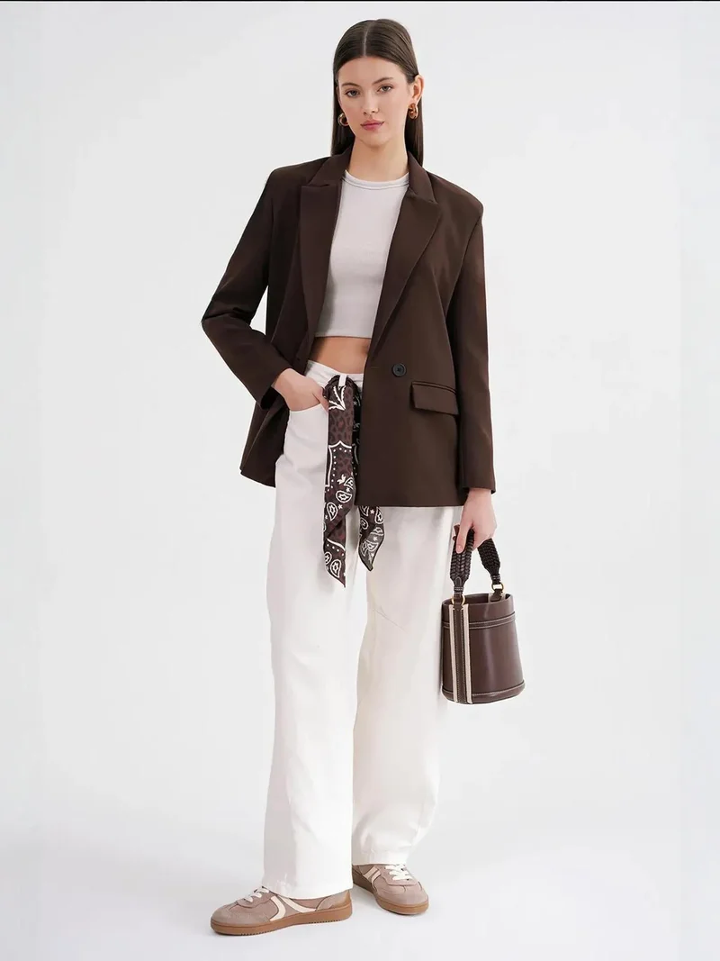 MixRay Mixray Long Sleeve Buttoned Blazer