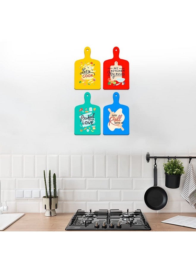 Artvibes Designer Wooden Wall Hanging | Decoration Items for Home | Gifts | Hanger Living Room Artworks Hangings Ornaments Modern Decor (WH5607N Multi 17) - Image 2