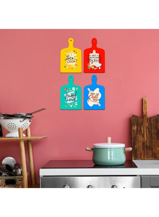 Artvibes Designer Wooden Wall Hanging | Decoration Items for Home | Gifts | Hanger Living Room Artworks Hangings Ornaments Modern Decor (WH5607N Multi 17) - Image 3