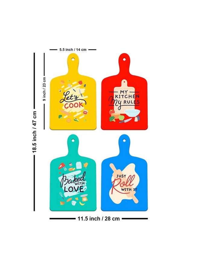 Artvibes Designer Wooden Wall Hanging | Decoration Items for Home | Gifts | Hanger Living Room Artworks Hangings Ornaments Modern Decor (WH5607N Multi 17) - Image 5