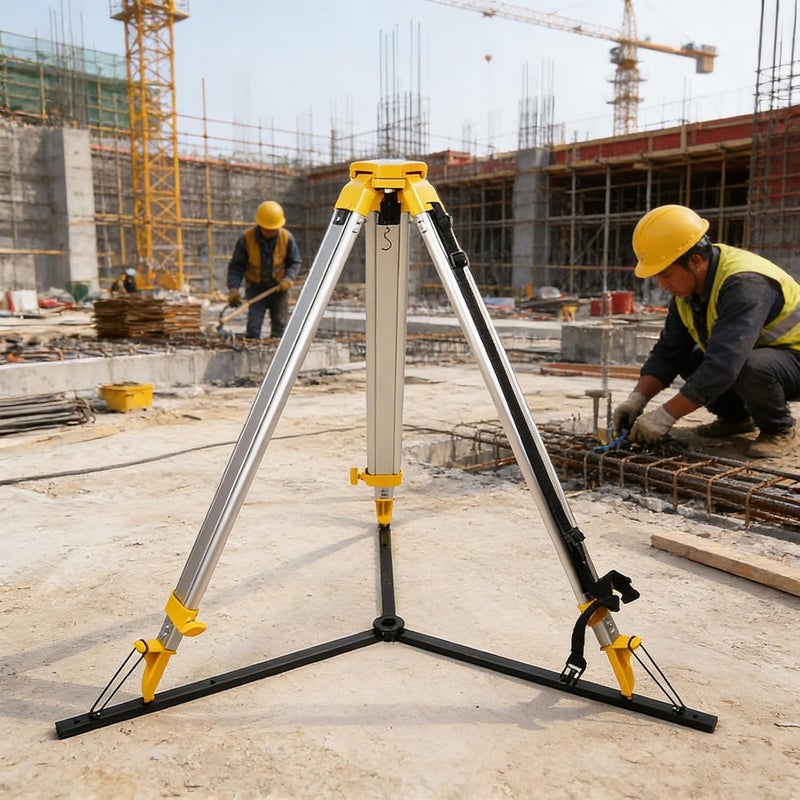 Diydeg Foldable Tripod Stabilizer Floor Guide, Lightweight Leveling Kit with O Loop, Foldable Triangular Strut for Enhanced Stability Precision Measurementstrut - Image 2