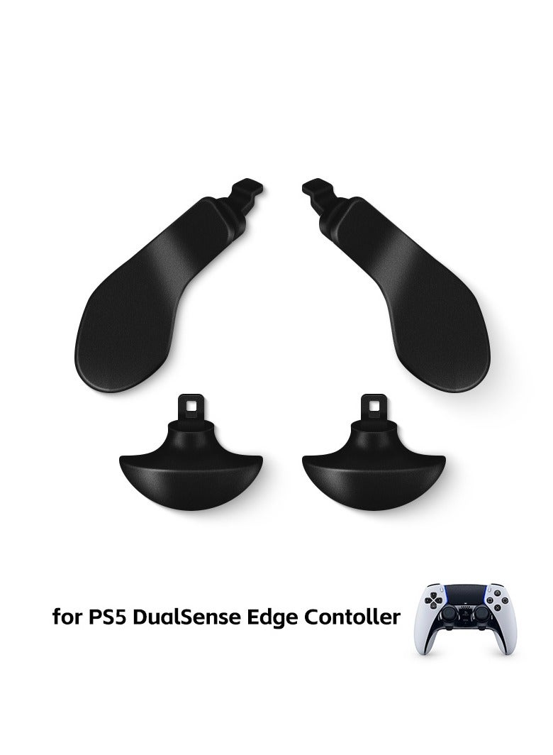 PS5 Edge Elite Black Metal Paddle Extension Gaming Controller with Back ons