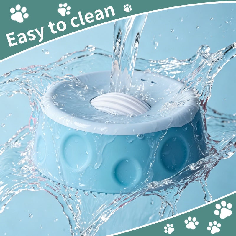 Pet Dog Liquid Lick Bowl Slow Feeder Ball Anti-slip Silicone - Image 1