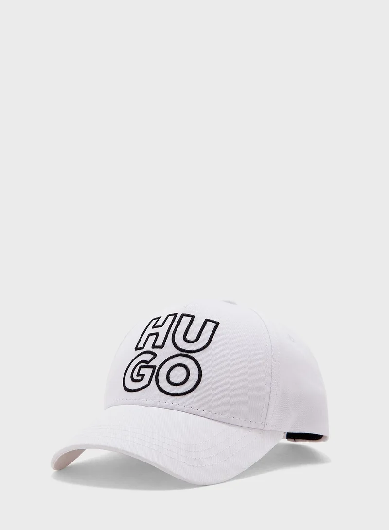 HUGO Logo Curved Peak Cap