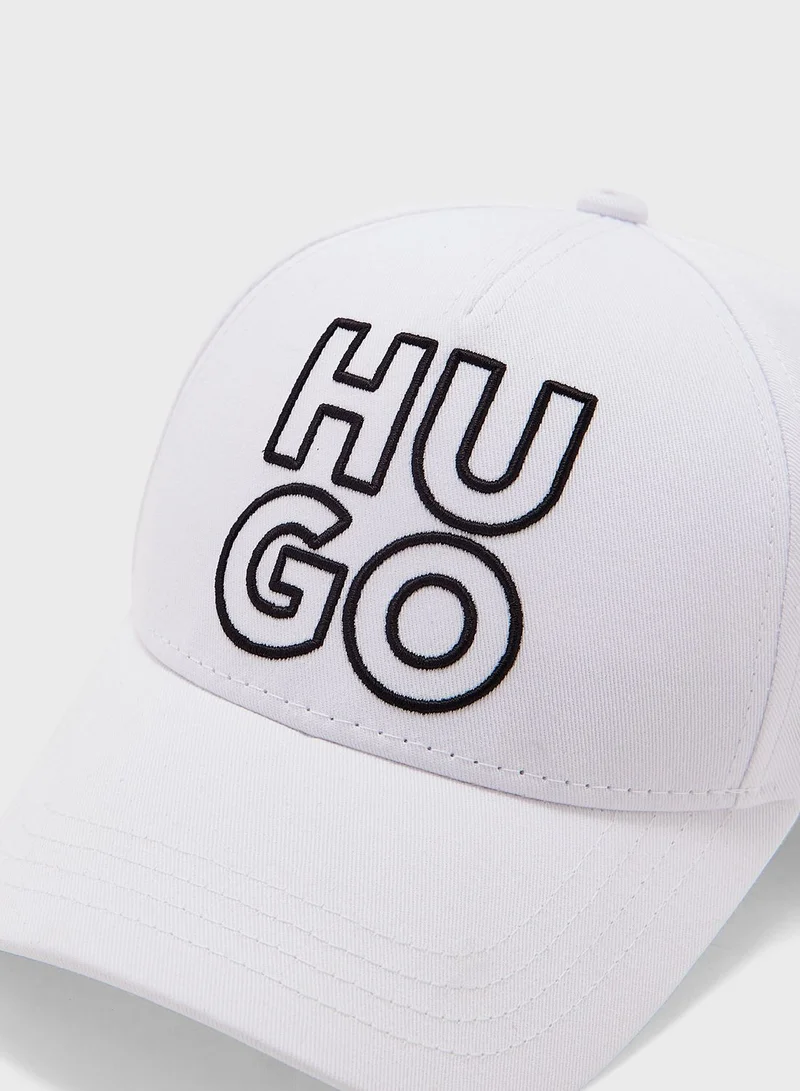 HUGO Logo Curved Peak Cap