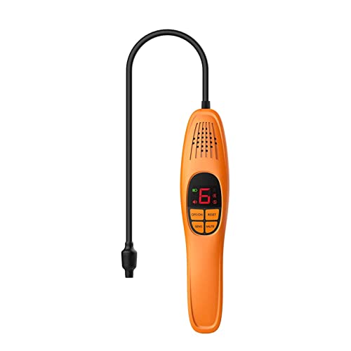 Elitech كاشف تسرب المبردات Elitech، كاشف تسرب الفريون، كاشف تسرب الغاز الهالوجيني للسيارات للغازات R134A R410A R1234YF R600a R290 CFCs HCFCs HFCs HCs HFOs، LD-100+ - Image 1