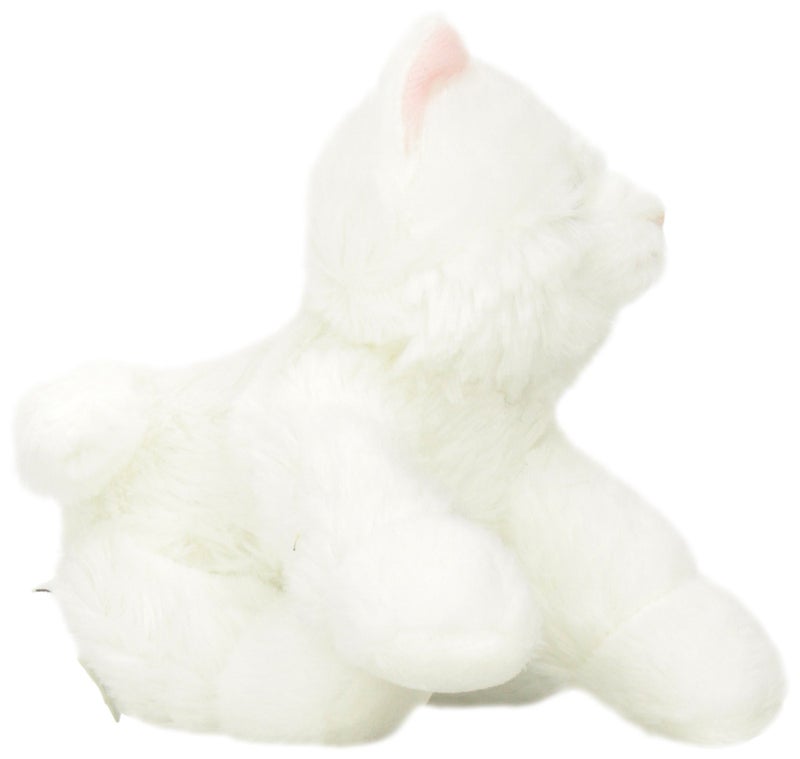 AuroraÂ® Adorable Mini Flopsieâ„¢ Sugar Tooâ„¢ Stuffed Animal - Playful Ease - Timeless Companions - White 8 Inches - Image 3