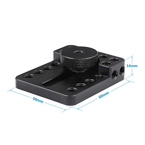 CAMVATE Quick Release Top Cheese Plate with Shoe Mount for DSLR Camera Cage - 2290 - Image 2