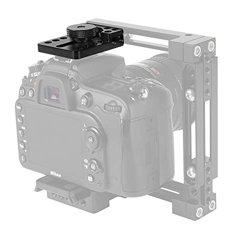 CAMVATE Quick Release Top Cheese Plate with Shoe Mount for DSLR Camera Cage - 2290 - Image 5