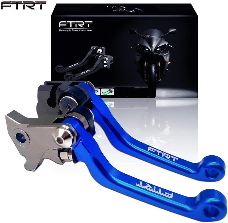 FTRT Pivot Dirt Bike Brake Clutch Levers for YZ125/YZ250/YZ426F/YZ450F 2001-2007, YZ250F 2001-2006 - Blue - Image 5