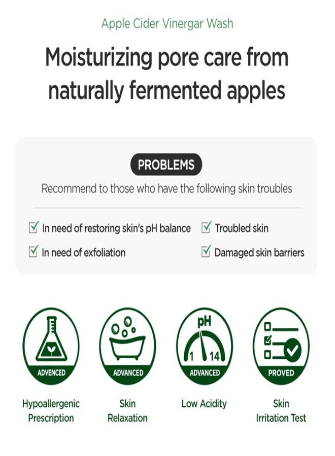 Dr.ato Apple Cider Vinegar Body Wash for Sensitive Skin, Hypoallergenic, Paraben-Free, Allergen-Free, Skin Irritation Tested, Safe Ingredients (10.5 Fl Oz - Image 3