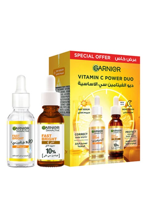 Fast Bright Day And Night Serum Duo