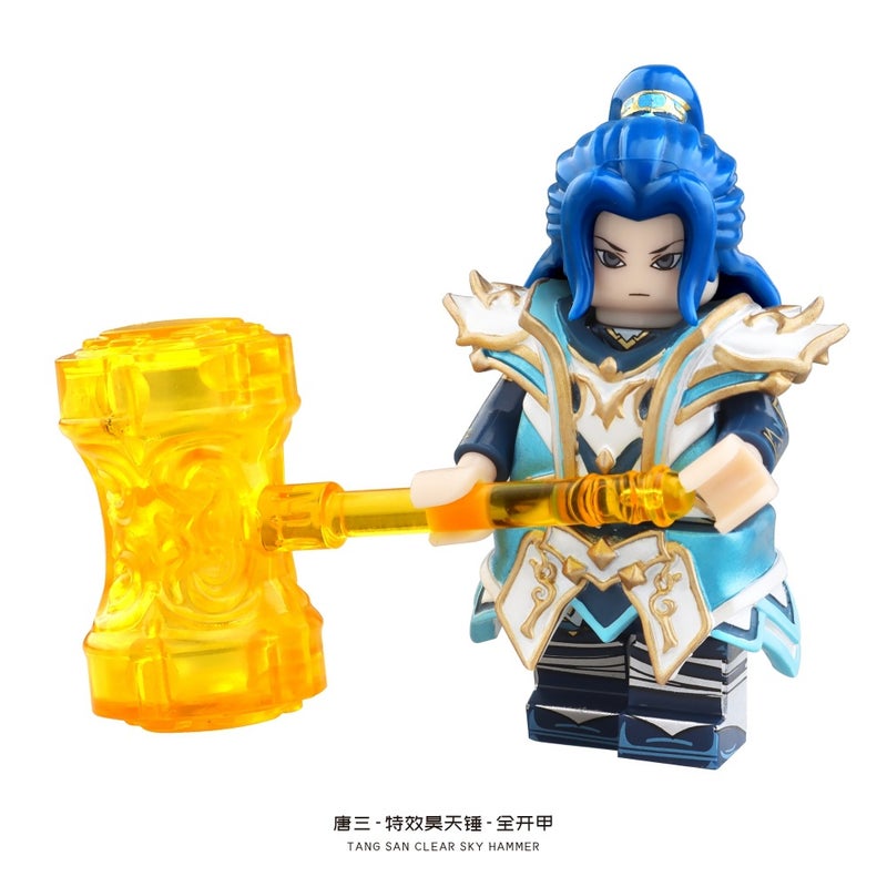 Sea God Tang San Building Blocks with Sky Hammer and Armor - Image 4